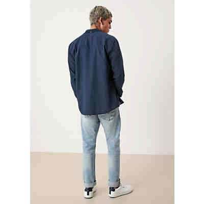 Regular: Hemd mit Garment Dye Langarmhemden 2