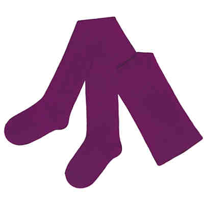 Damenstrumpfhosen in tropischen Farben "Uni" mit Baumwolle Strickstrumpfhosen