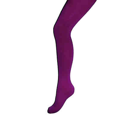 Damenstrumpfhosen in tropischen Farben "Uni" mit Baumwolle Strickstrumpfhosen 2