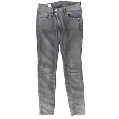 Second Hand - Skinny Jeans grau aus Baumwolle W Gr. XS