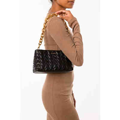 Ophelie Matelasse Matelasse Nappa Leather Gold Umhängetasche 2