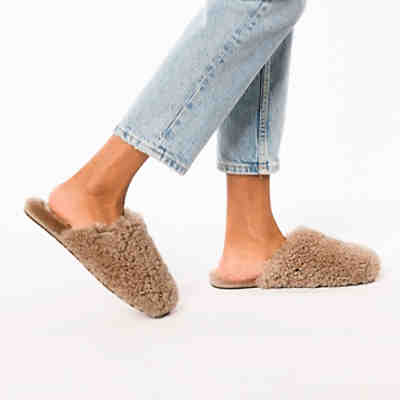 W Maxi Curly Slide Lammfell-Hausschuhe 2
