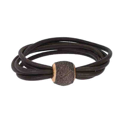 Pesavento Lederarmband braun Shiny rosé Polvere marrone WPLVB337 Armbänder 2