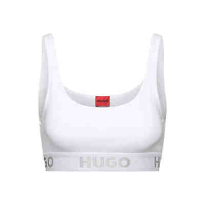 Damen Bustier - Bralette Sporty Logo, Baumwolle, Logo, einfarbig Bustiers
