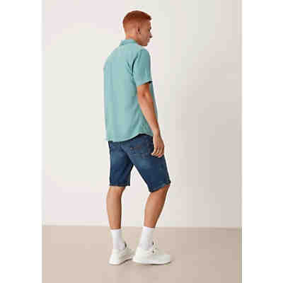 Extra Slim: Hemd mit Garment Dye Kurzarmhemden 2