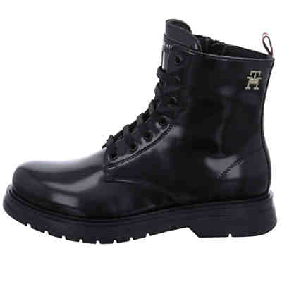 Mädchen Stiefel Schuhe Lace-Up Bootie Kinderschuhe Synthetik uni Stiefeletten 2