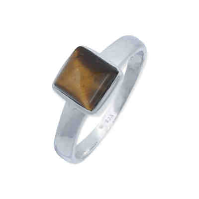 Ring MAHALIKA aus 925er Sterling Silber Tigerauge