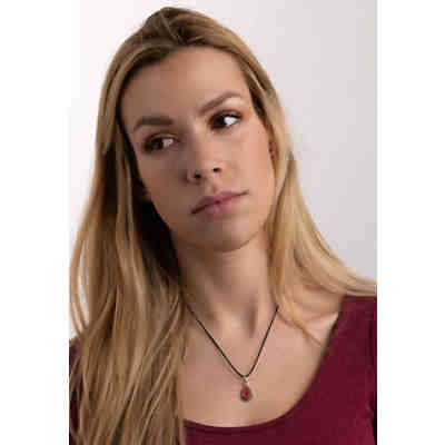 Kette JARI aus 925er Sterling Silber Karneol 2
