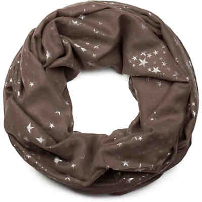 Loop Schal mit Metallic Sterne Print