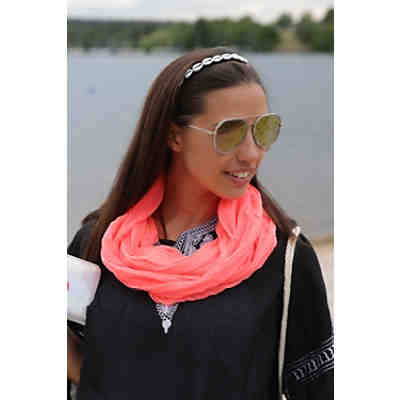 Unifarbener Jersey Loop Schal 2