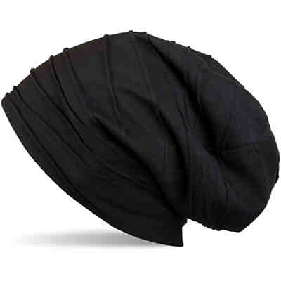 Beanie mit Falten Muster