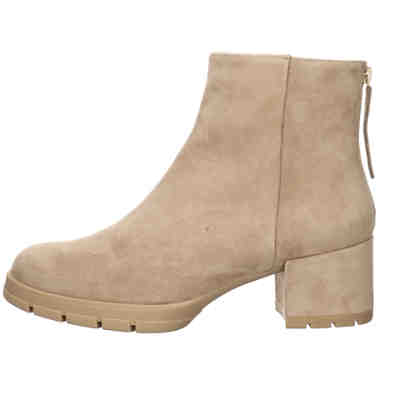 Damen Stiefeletten Schuhe Jaico Stiefelette Elegant Freizeit Veloursleder uni Plateau-Stiefeletten 2