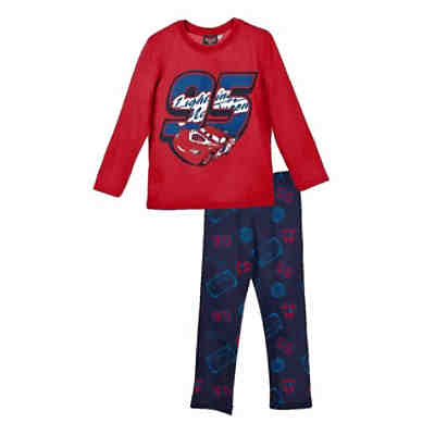 Cars Kinder Jungen Pyjama Lang Schlafanzug langarm