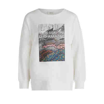 Cartoon Sweatshirt mit Rundhalsausschnitt