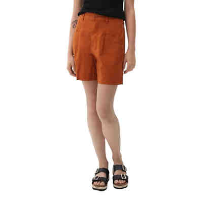 Regular: Short aus Leinenmix Stoffshorts