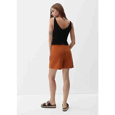 Regular: Short aus Leinenmix Stoffshorts 2