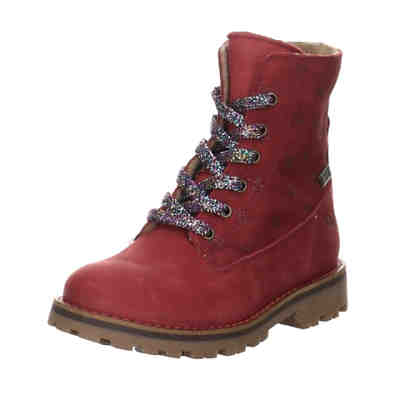Mädchen Stiefel Schuhe Boots Kinderschuhe Glitzerdetails Lederkombination uni Halbschuhe