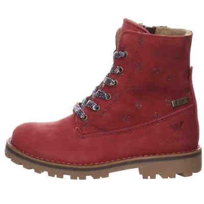 Mädchen Stiefel Schuhe Boots Kinderschuhe Glitzerdetails Lederkombination uni Halbschuhe 2