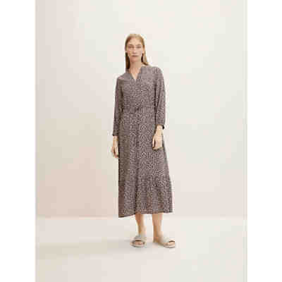 Kleider & Jumpsuits Gemustertes Midikleid Jerseykleider 2