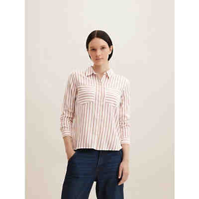Blusen & Shirts Gestreifte Bluse Langarmblusen 2