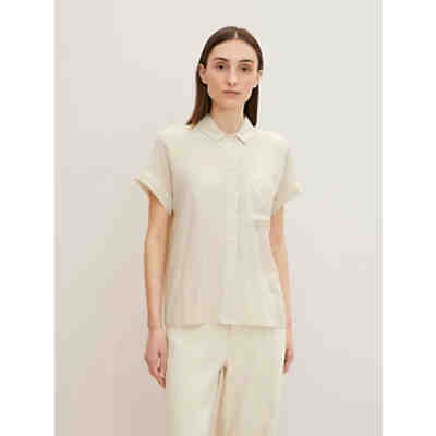 Blusen & Shirts Basic Bluse Langarmblusen 2