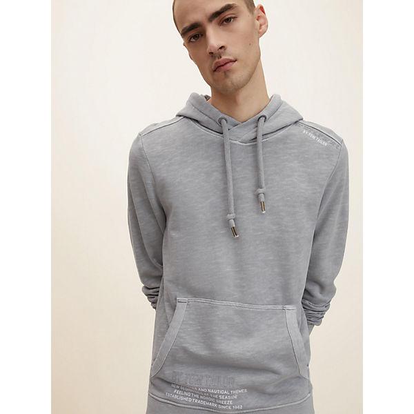 Strick & Sweatshirts Hoodie im Washed Look Sweatshirts
