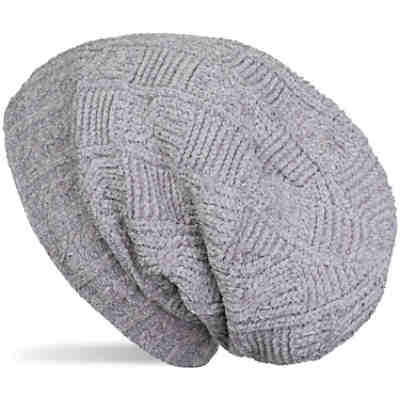 Chenille Beanie Mütze mit Flecht Muster