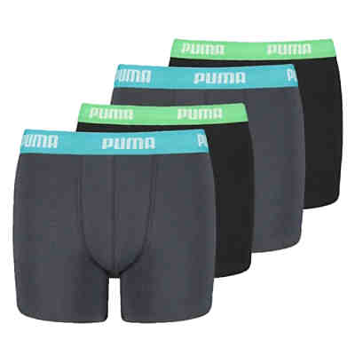Jungen Boxer Shorts, 4er Pack - Basic Boxer ECOM, Cotton Stretch, Everyday Boxershorts für Jungen
