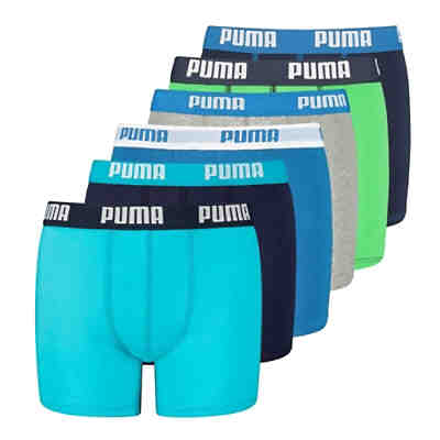 Jungen Boxer Shorts, 6er Pack - Basic Boxer ECOM, Cotton Stretch, Everyday Boxershorts für Jungen