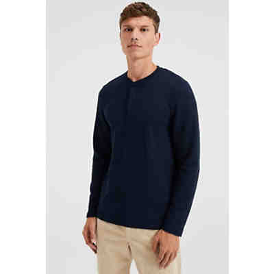 Herren-Langarmshirt mit Strukturmuster Langarmshirts