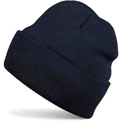 Winter Strickmütze mit Krempe