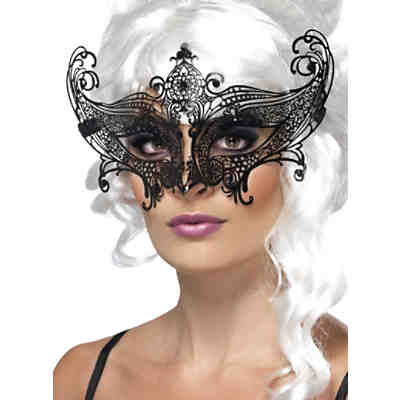 Venezianische Farfalla Maske aus Metall