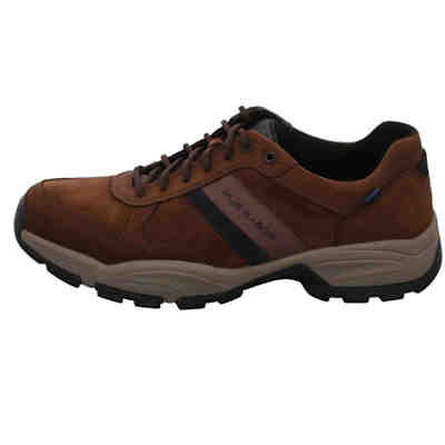 Herren Schnürhalbschuhe Schnürschuh Freizeit Elegant Schuhe Lederkombination uni Schnürschuhe 2
