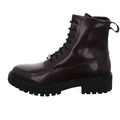 Damen Stiefeletten Schuhe Axel LaceBootie Schnürboots Elegant Freizeit Glattleder uni Schnürstiefeletten 2