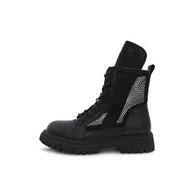 Schnürstiefelette Laser cut leather Ankle Boots Klassische Stiefeletten