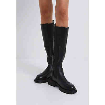Plateaustiefel Leather platform boots Klassische Stiefeletten 2