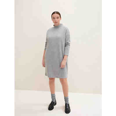 Kleider & Jumpsuits Plus - Strickkleid mit Rippstruktur Jerseykleider 2