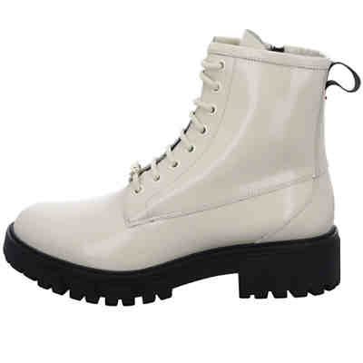 Damen Stiefeletten Schuhe Axel LaceBootie Schnürboots Elegant Freizeit Glattleder uni Schnürstiefeletten 2