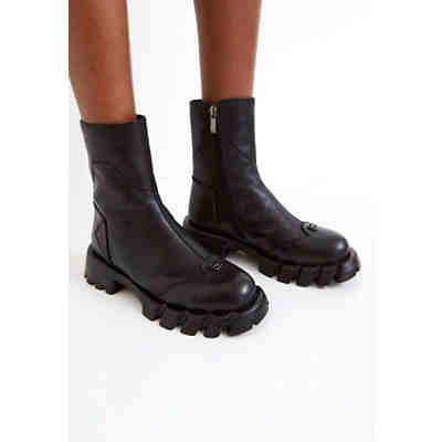 Stiefelette Leather flat sole ankle boots Klassische Stiefeletten 2