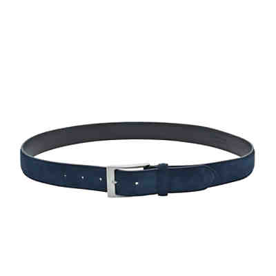 Herren Marineblau Wildledergürtel 2