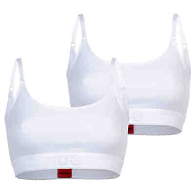 Damen Bustier, 2er Pack - TWIN BRALETTE EASY, Stretch Cotton, einfarbig Bustiers