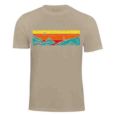 T-Shirt mit Bergen Lets Hiking T-Shirts