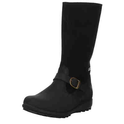 Mädchen Stiefel Schuhe Stiefel Kinderschuhe Lederkombination uni Stiefel