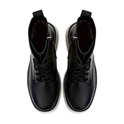 Schnürstiefelette Leather platform ankle boots Klassische Stiefeletten 2