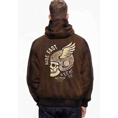 King Kerosin Sweatjacke mit Kapuze Ride Fast & Eat my Dust Sweatjacken AdultM 2