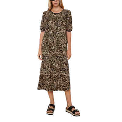 Stufenkleid mit Animalprint Jerseykleider