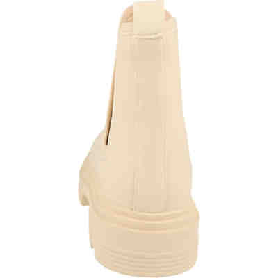 La Strada Damen Schuhe 2180581-1070 Chelsea Boots Stiefel gefüttert Beige Tumble Klassische Stiefel 2