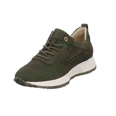 Damen Sneaker Schuhe Burlina Sport Halbschuhe Nubukleder uni Sneakers Low