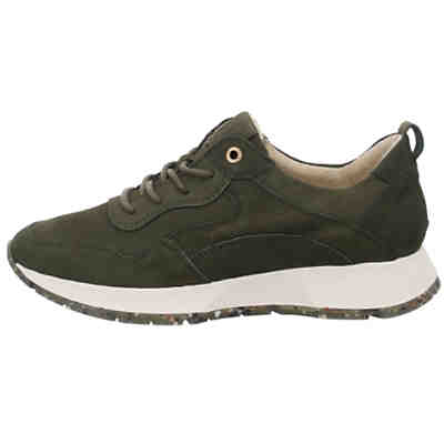 Damen Sneaker Schuhe Burlina Sport Halbschuhe Nubukleder uni Sneakers Low 2