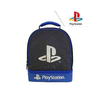 Aufbewahrungstasche Lunchbag Playstation, 27 x 22 x 12,5 cm, isoliert, mit separatem Fach 2